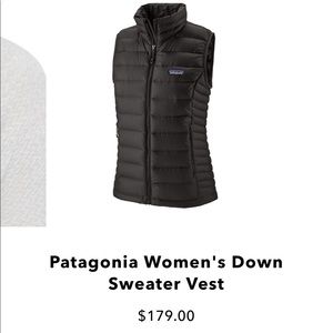 Women’s Patagonia Down Sweater Vest